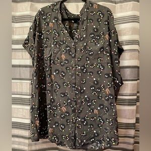 Torrid x Studio Ghibli Spirited Away button down shirt plus size 5